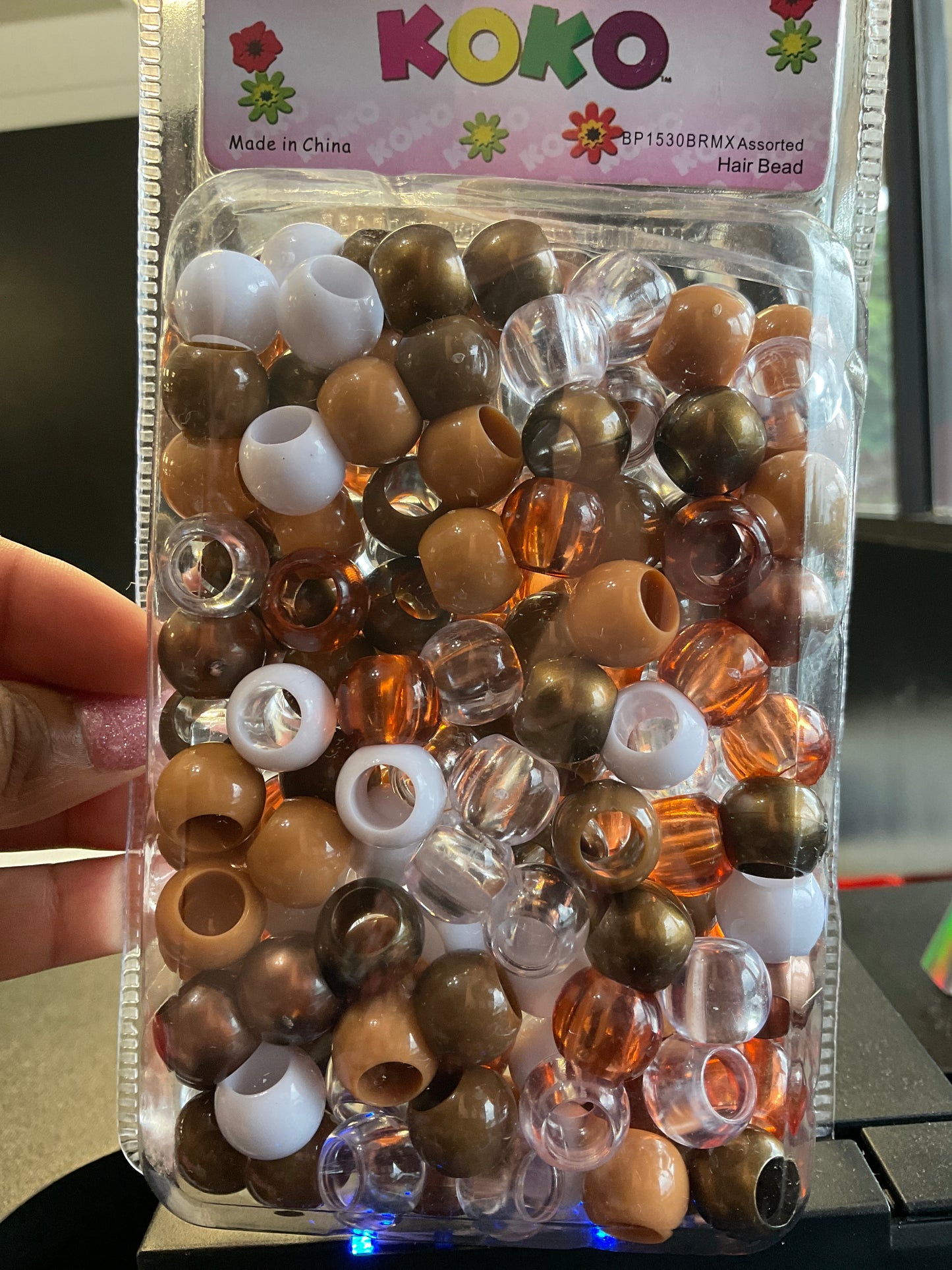 Large Hair Beads