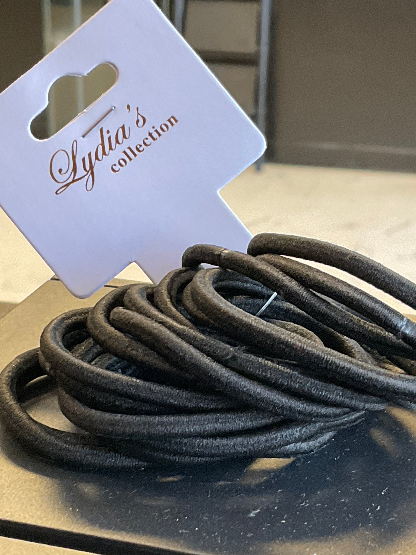 Black Ponytail Holder Pack