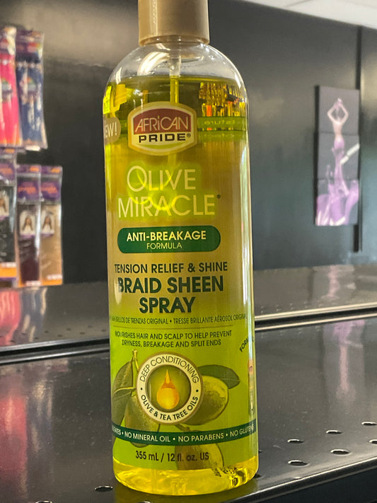 African Pride Braid Sheen Spray
