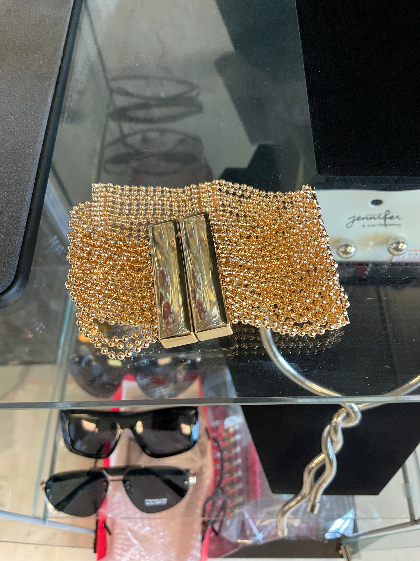 Beaded Gold Bracelet