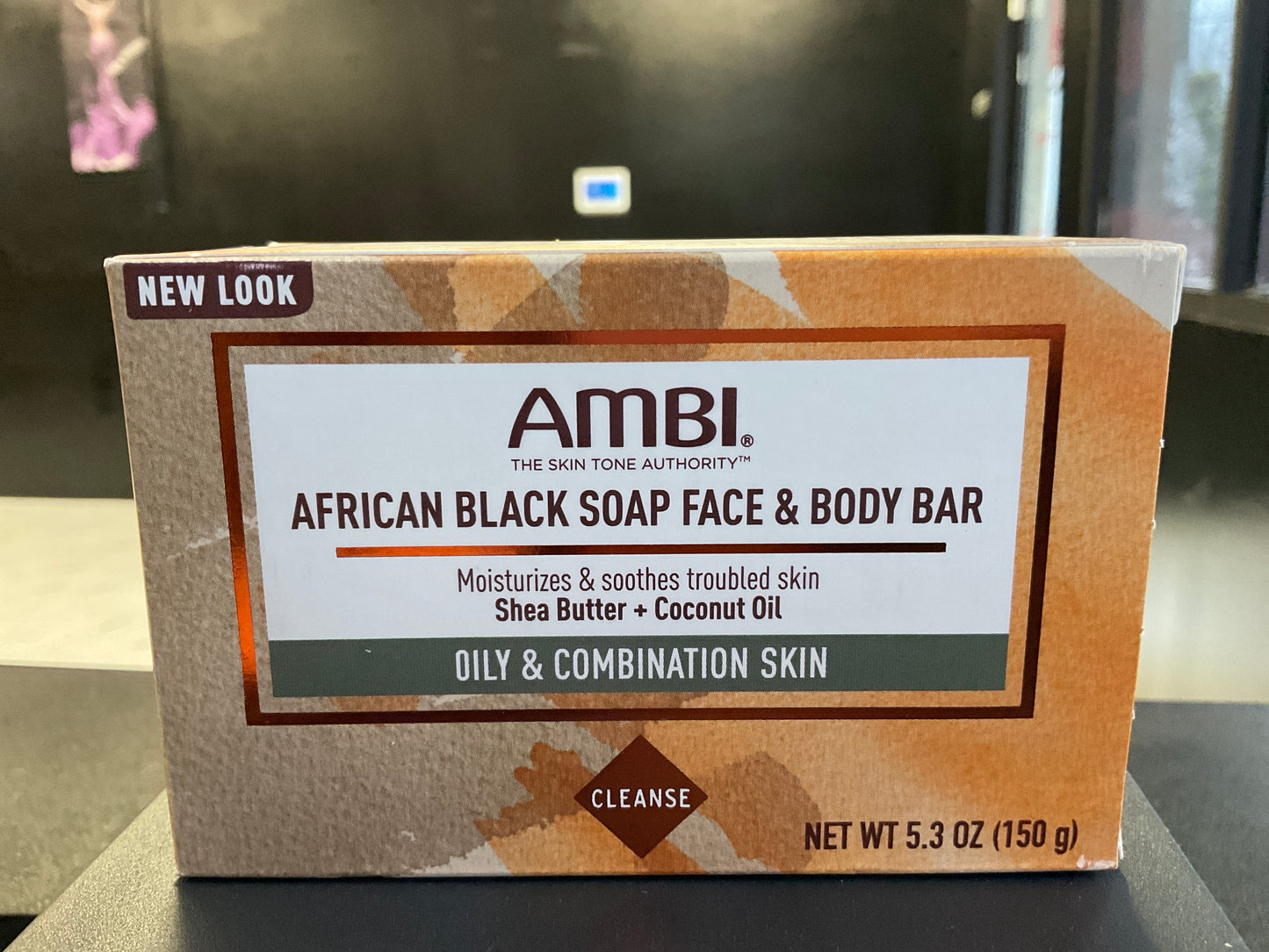 Ambi African Black Soap Face and Body Bar