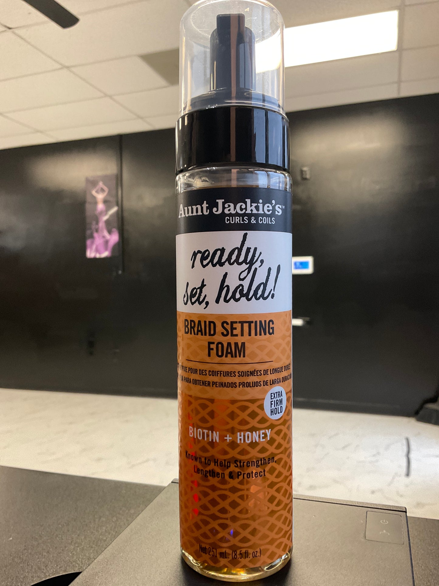 Aunt Jackie’s Ready Set Hold Braid Setting Foam