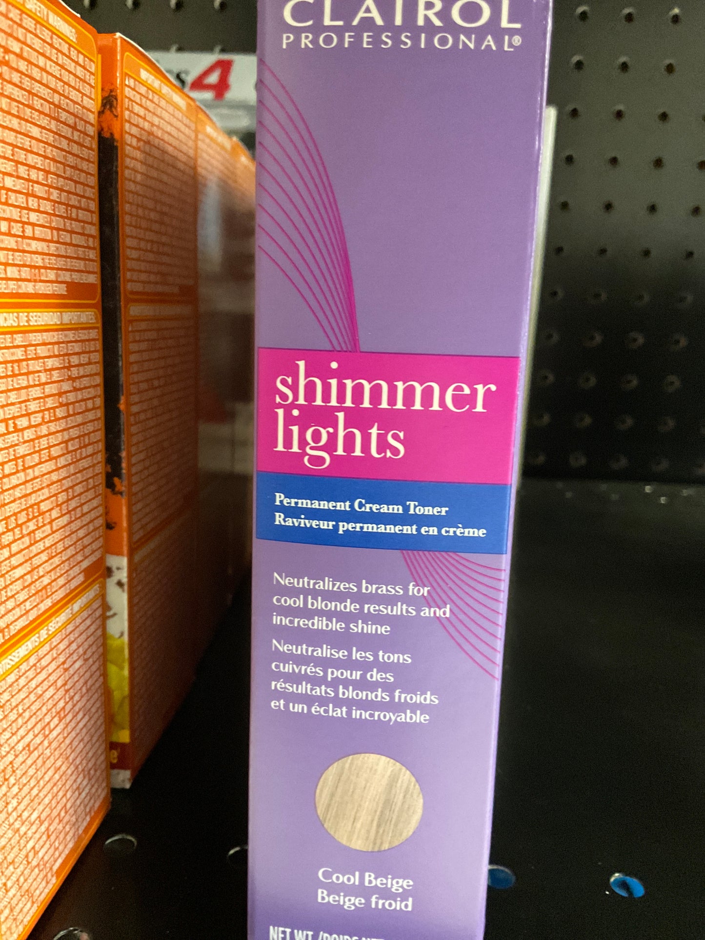 Shimmer Lights Clairol Professional Cream Toner