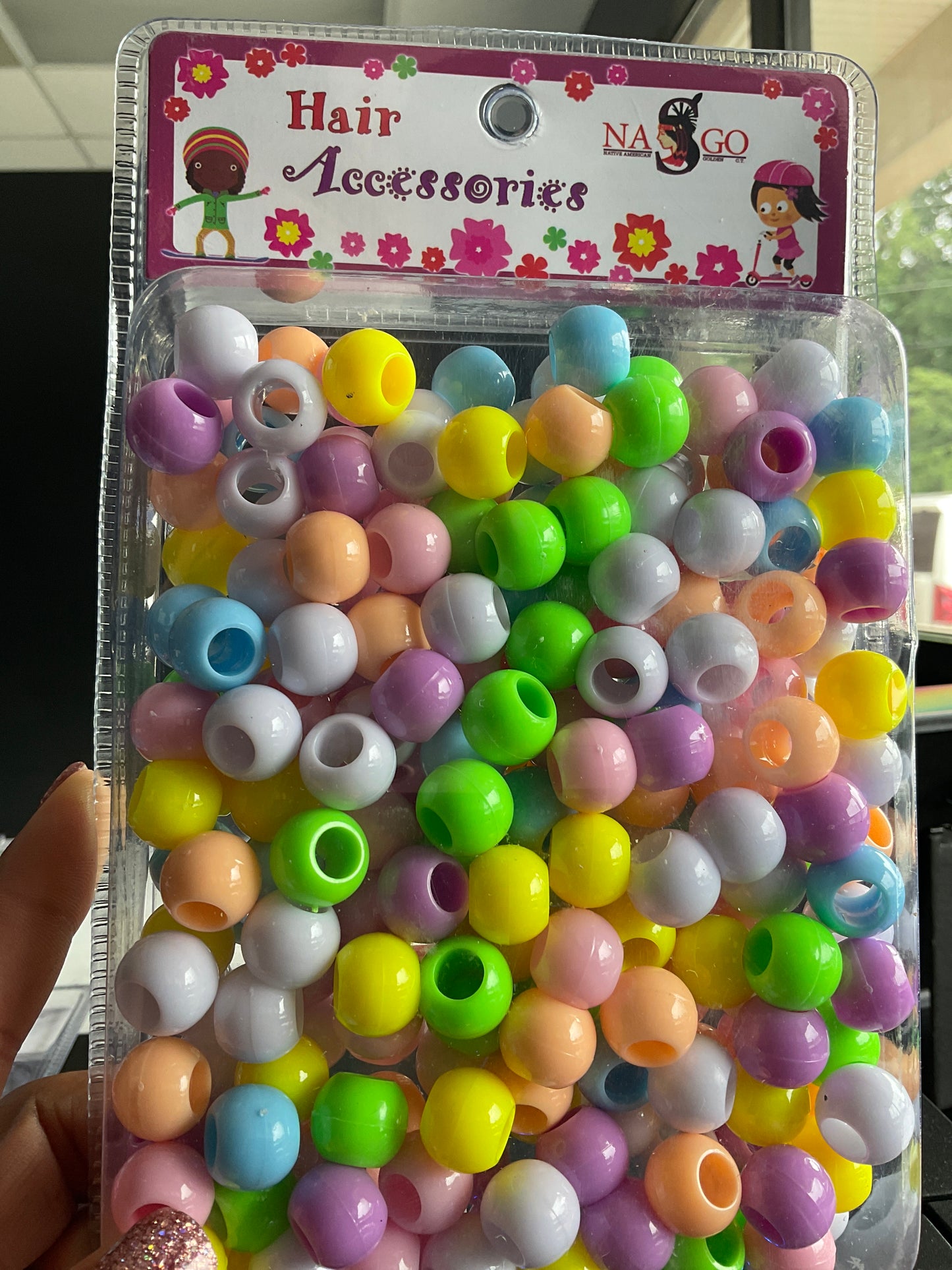 Large Hair Beads