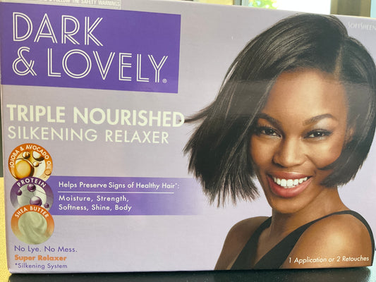 Dark & Lovely Triple Nourished Silkening Relaxer