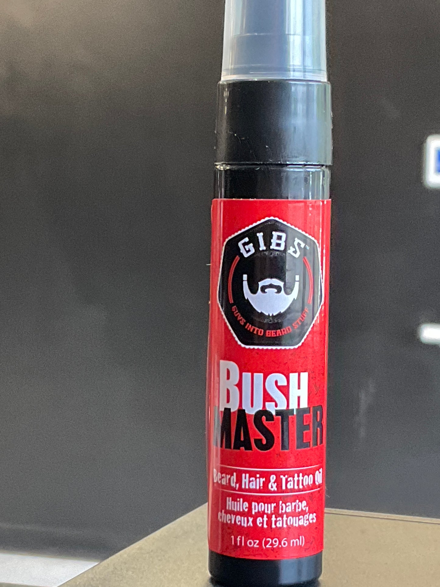 Gibs Bush Master Beard, Hair, Tattoo Oil