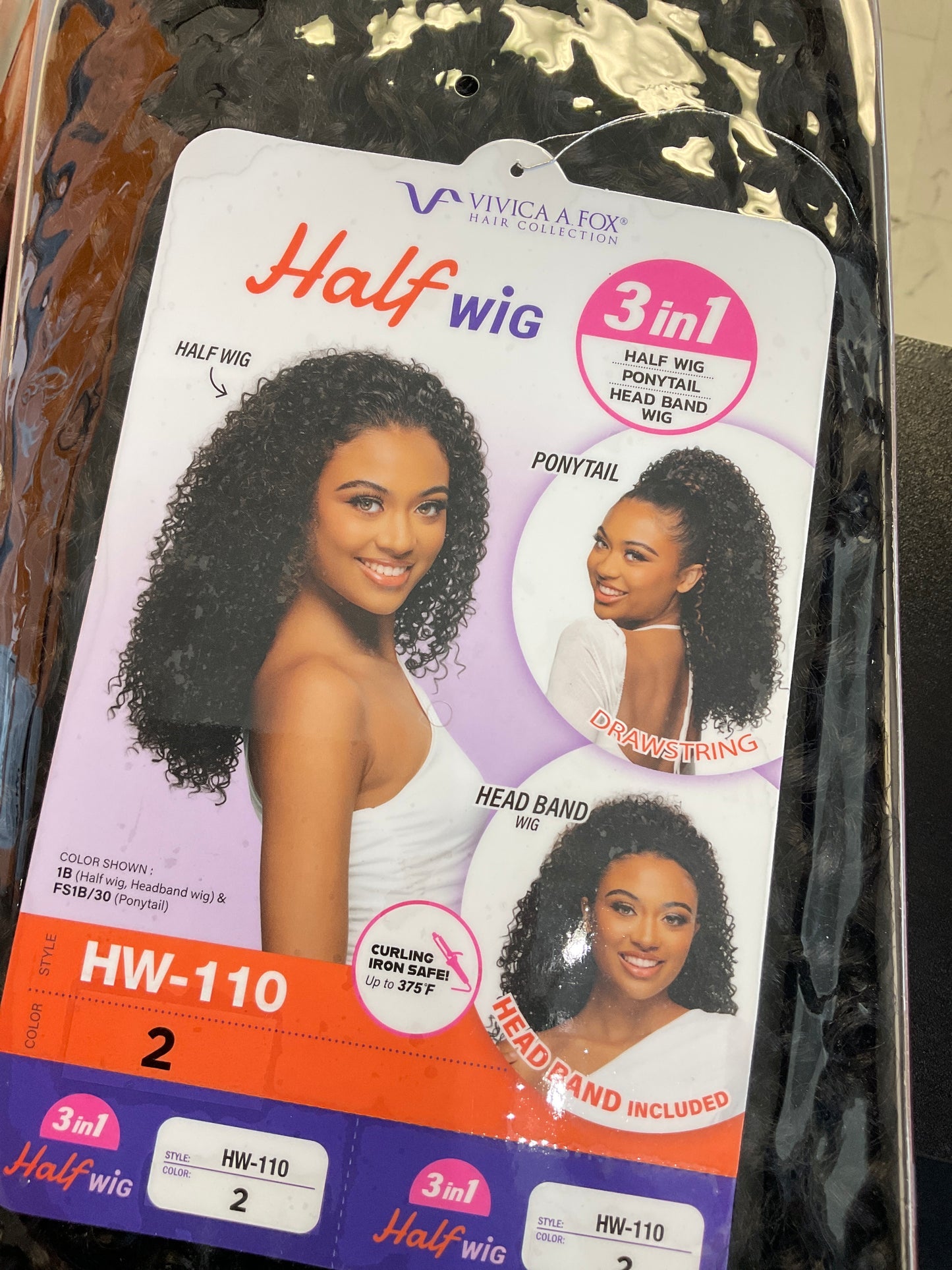 Vivica Fox 3-in-1 Half Wig