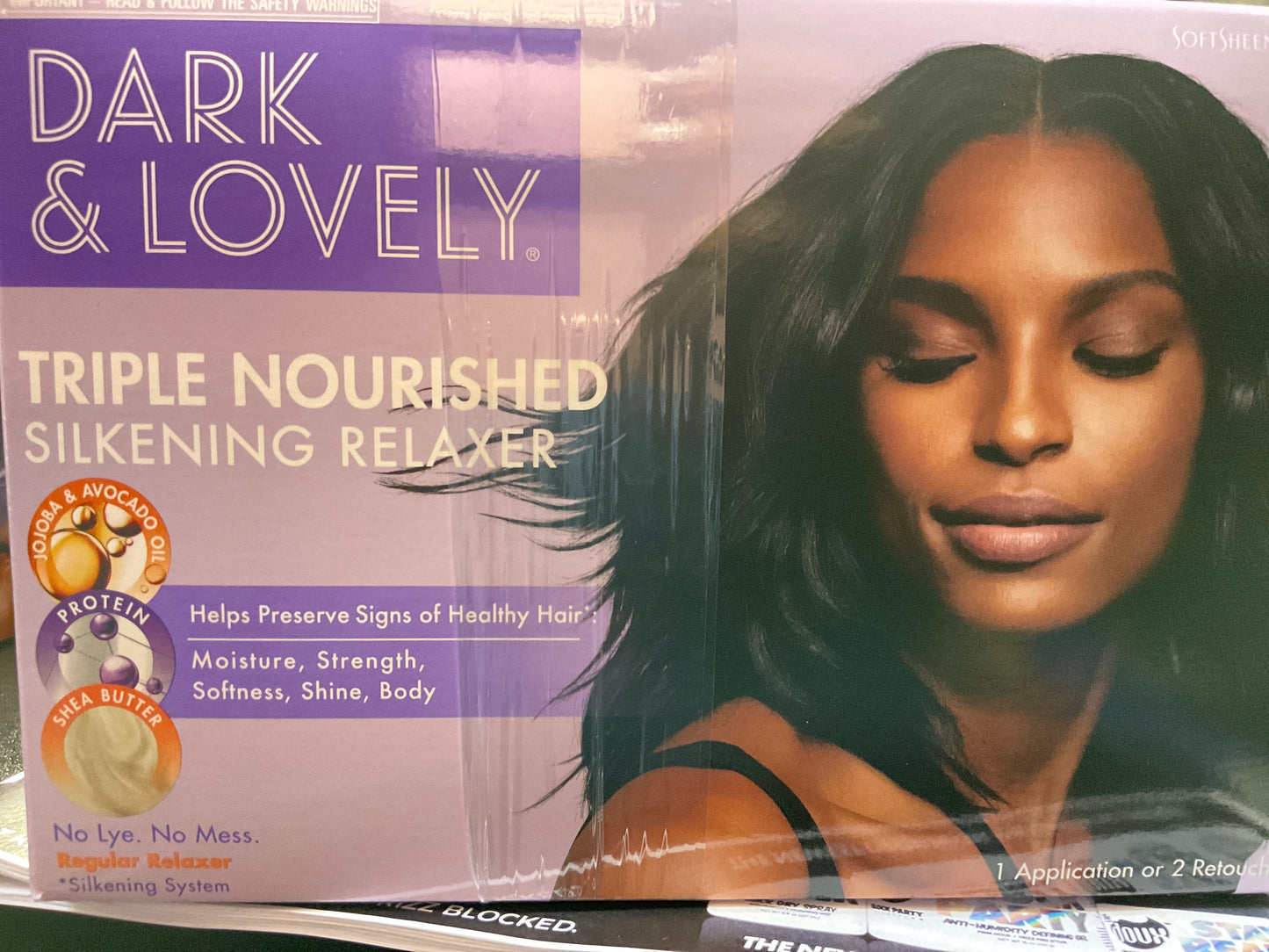 Dark & Lovely Triple Nourished Silkening Relaxer