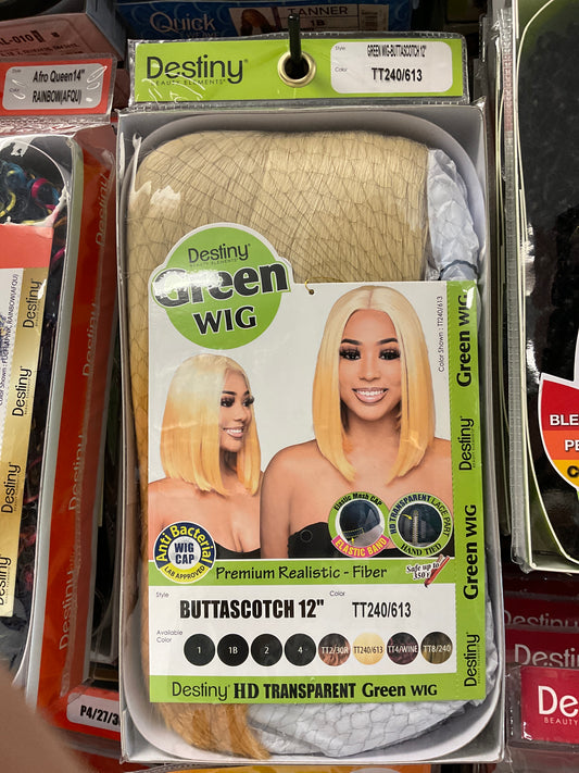 Destiny Green Wig