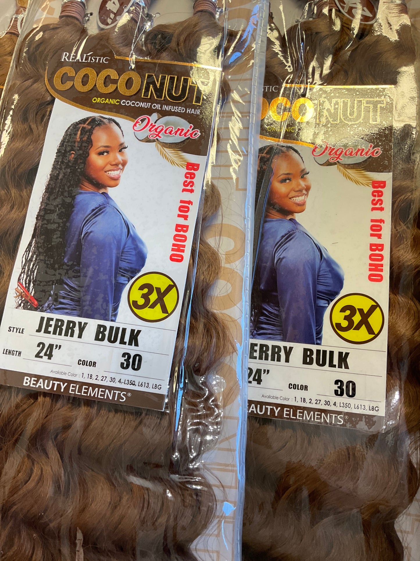 Realistic Coconut Bulk Hair