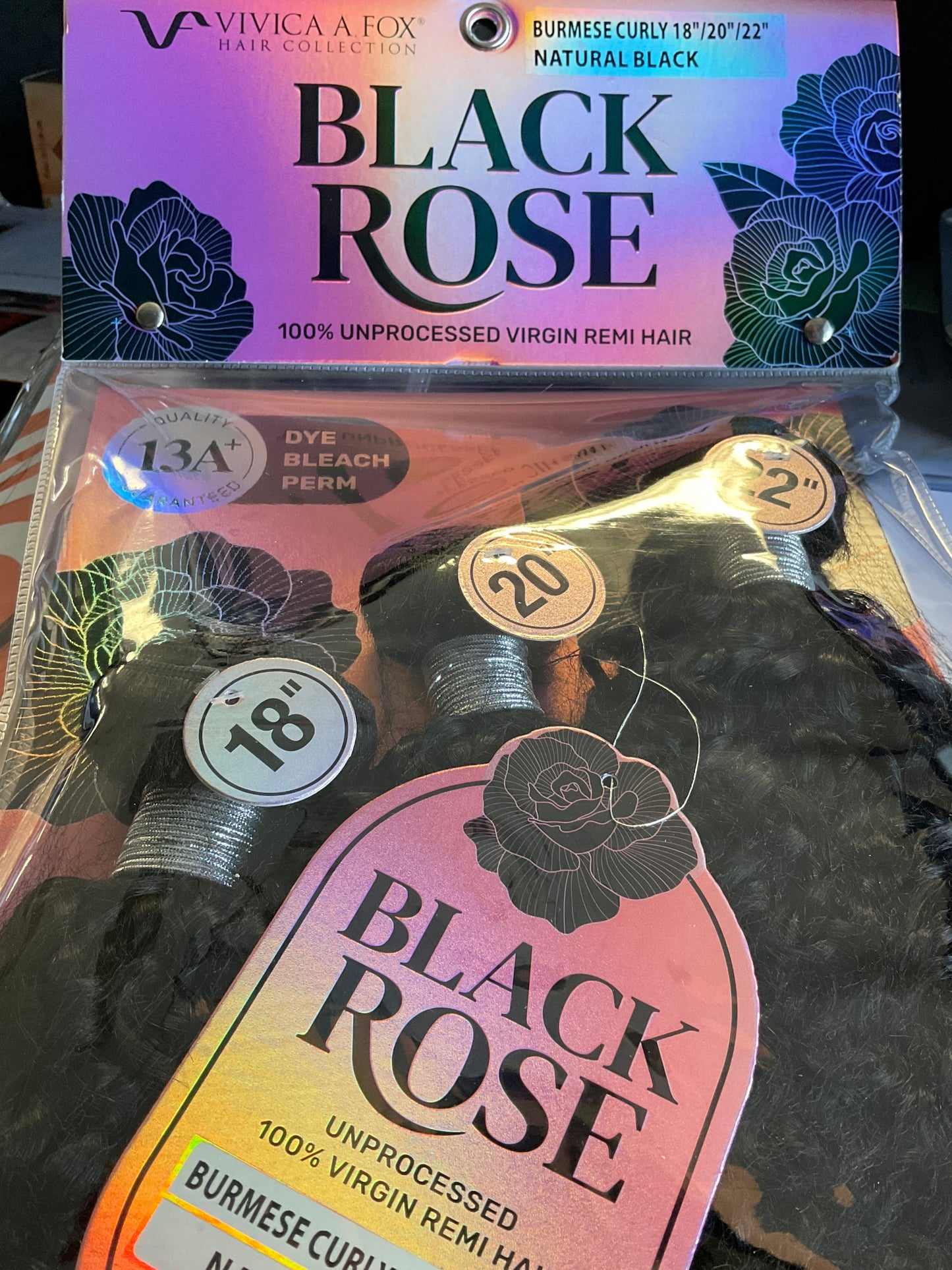 Vivica Fox Black Rose Unprocessed Bundles