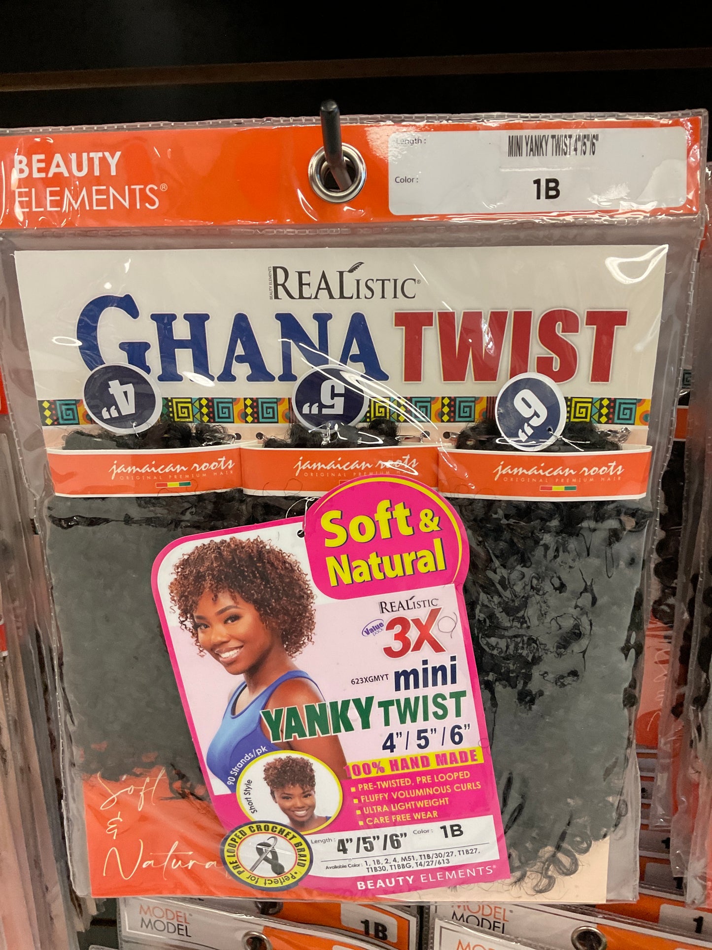 Realistic 3x Ghana Yanky Twist 4”/5”/6” (90 strand pk)