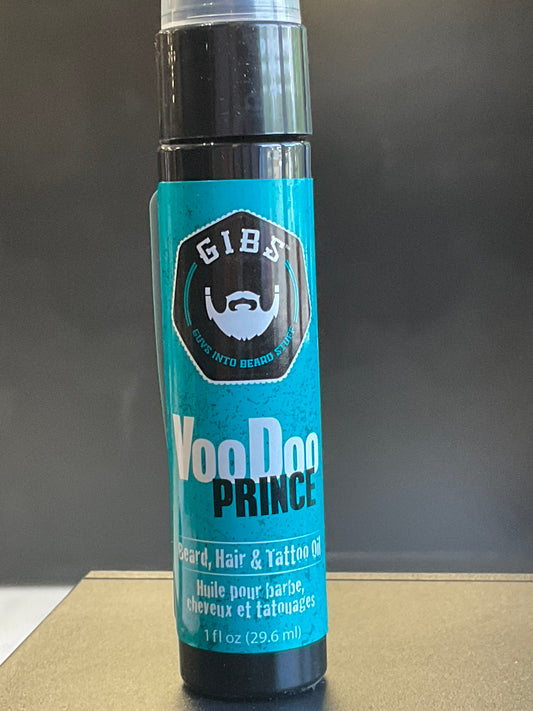 Gibs VooDoo Prince Beard, Hair, Tattoo Oil