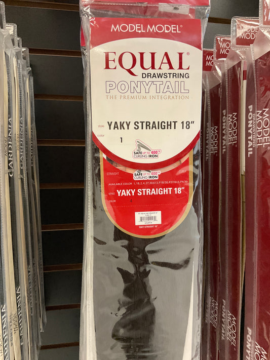Model Model Equal Yaky Straight 18” Ponytail