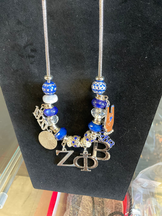Zeta Charm Necklace