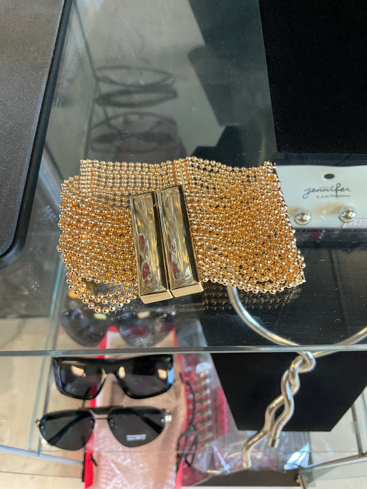 Beaded Gold Bracelet