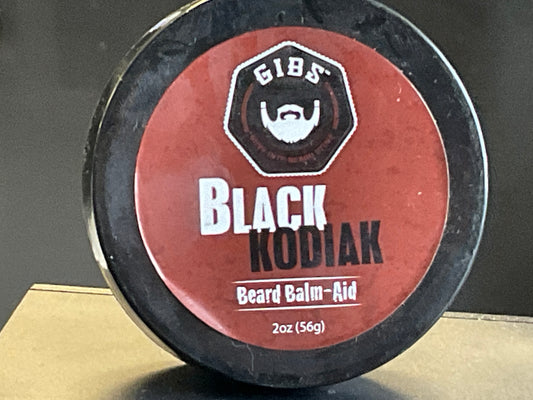 Gibs Blk Kodiak Beard Balm-Aid