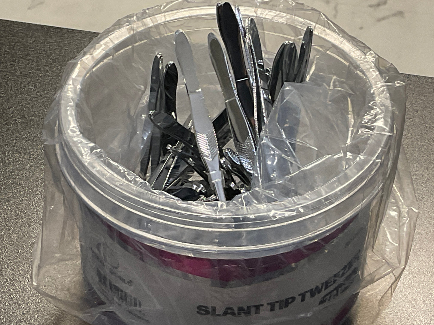 Slant Tip Tweezer (1pc)