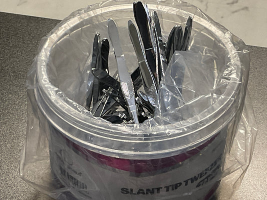 Slant Tip Tweezer (1pc)