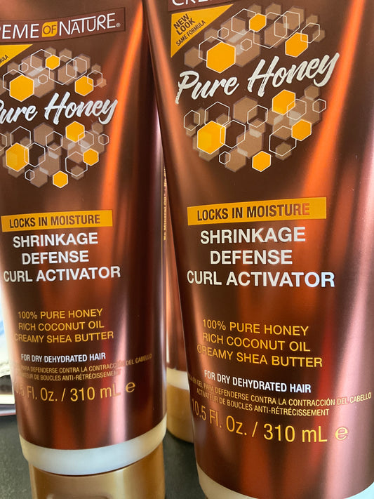 Crème of Nature Pure Honey Shrinkage Defense Curl Activator