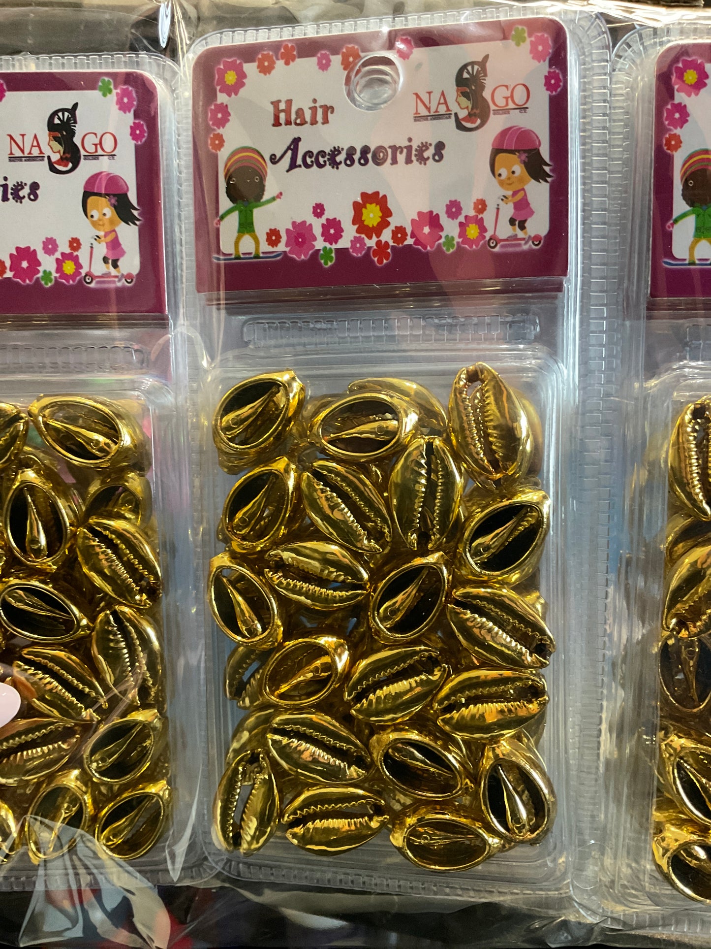 Shell Hair Beads