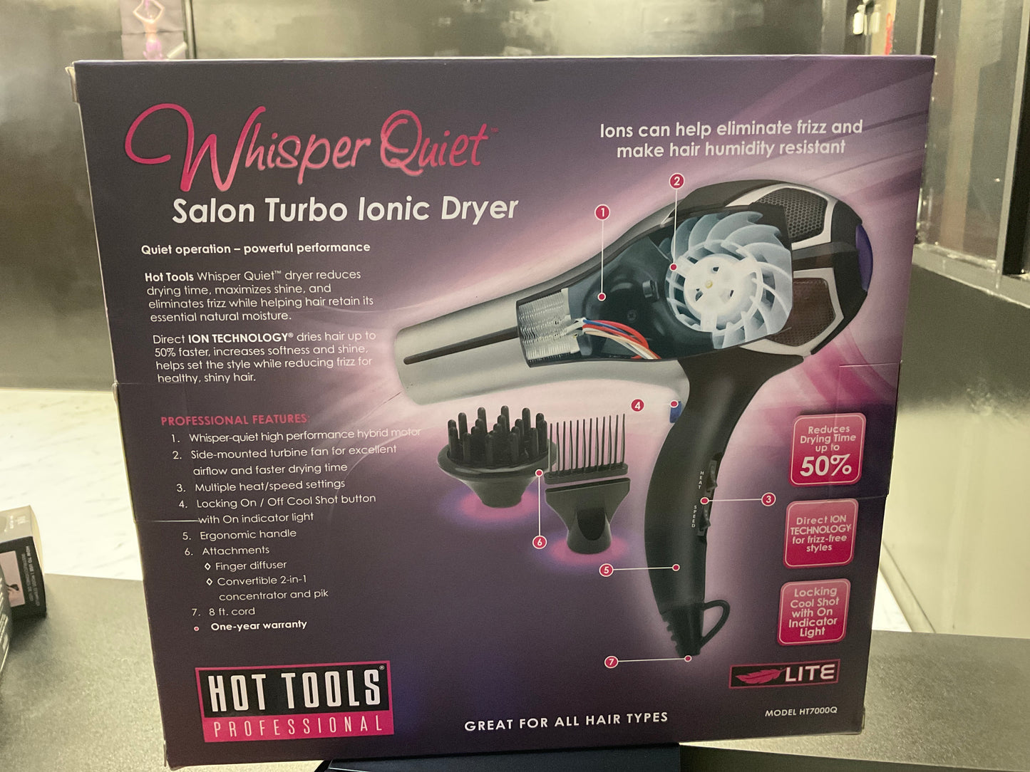 Hot Tools Pro Whisper Quiet Dry