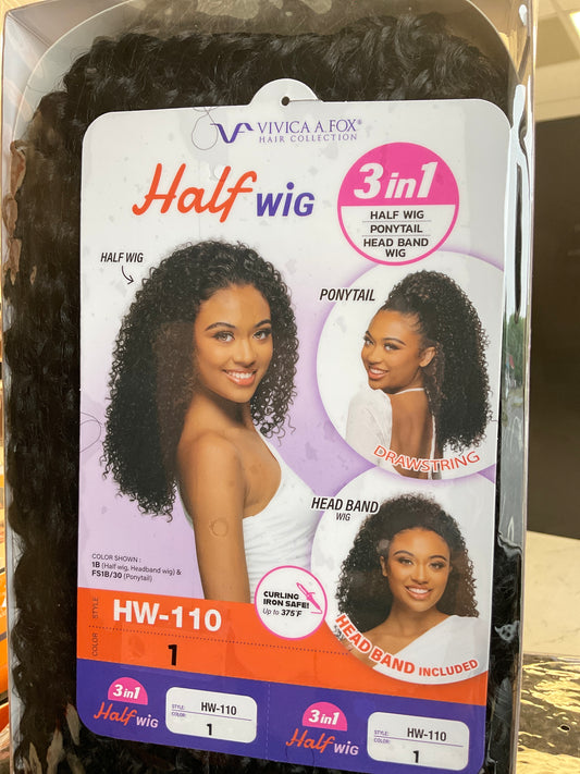 Vivica Fox 3-in-1 Half Wig
