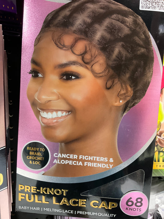 Queen B Braid Pre-knot Full Lace Cap