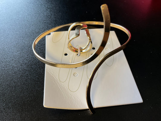 Twisted Ring & Bracelet Set
