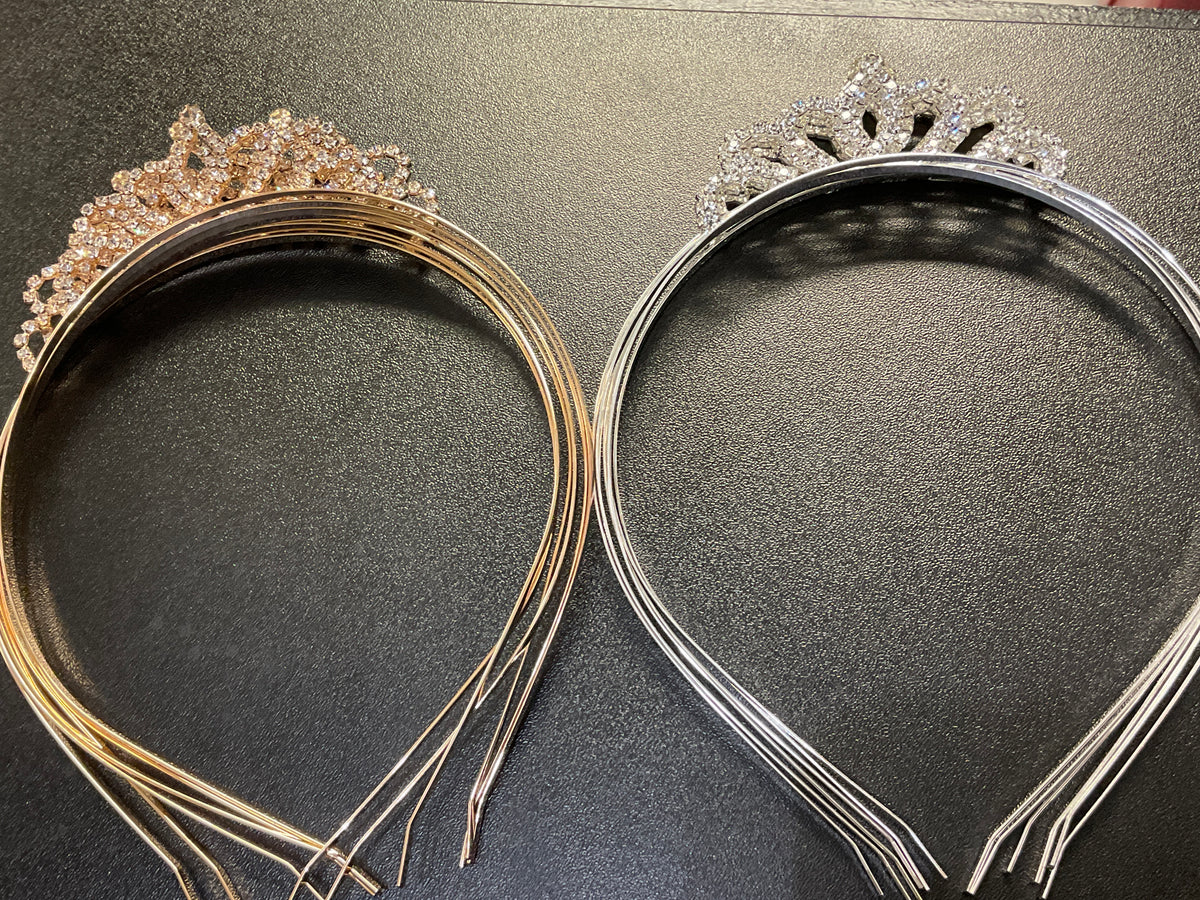 Rhinestone Tiara Headband (Assorted)