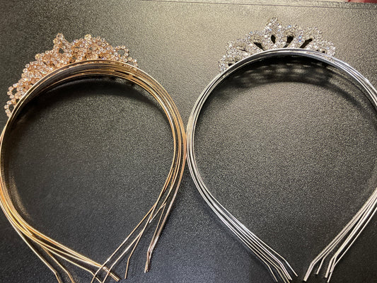 Rhinestone Tiara Headband (Assorted)