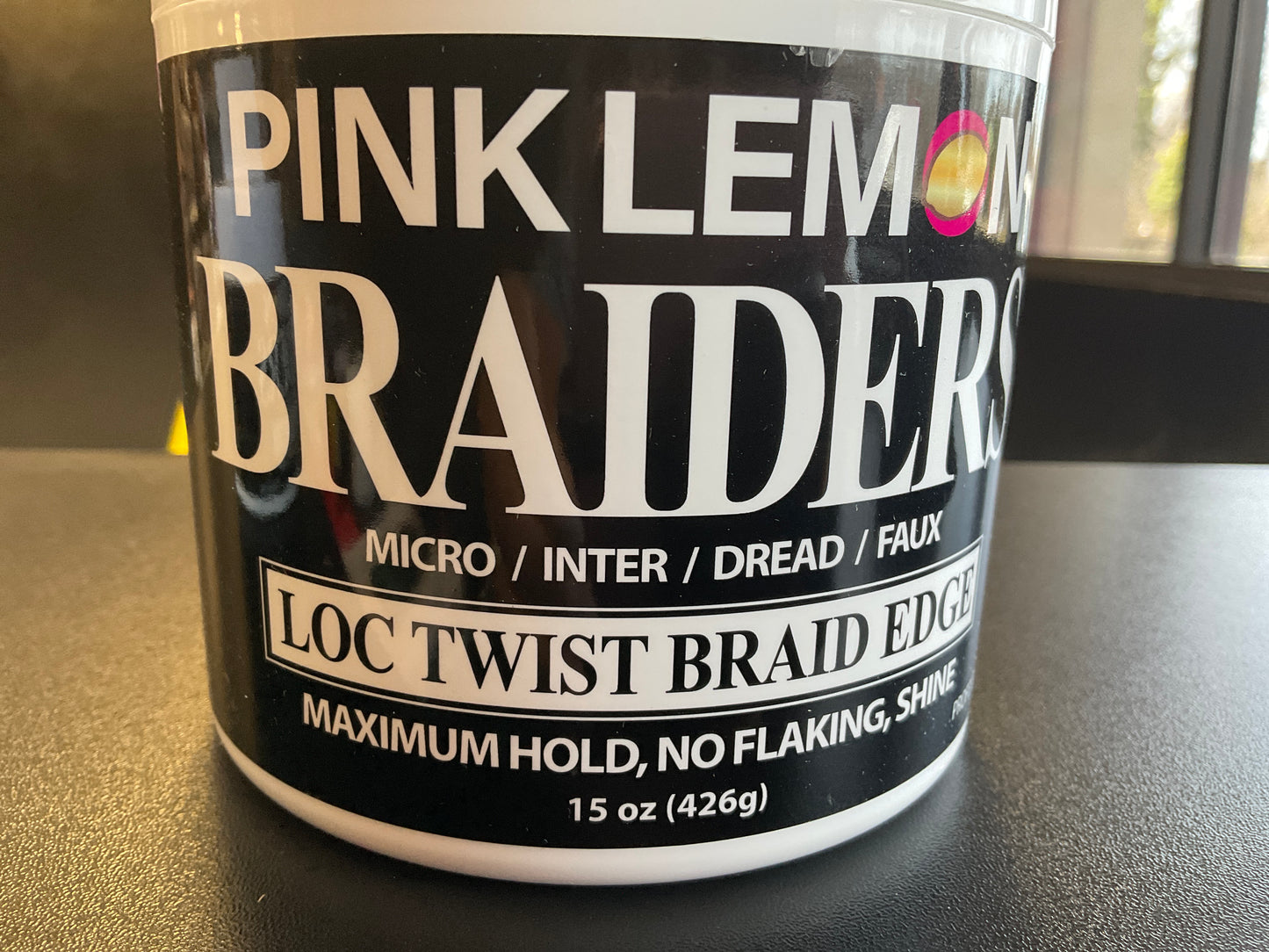 Pink Lemon Braiding Gel (Black)