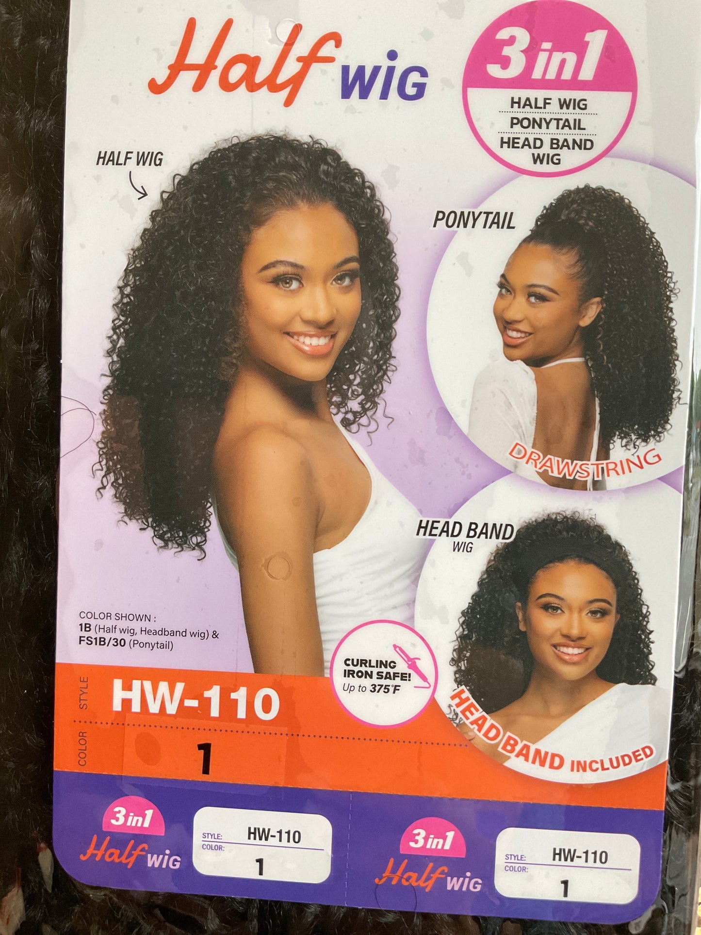 Vivica Fox 3-in-1 Half Wig