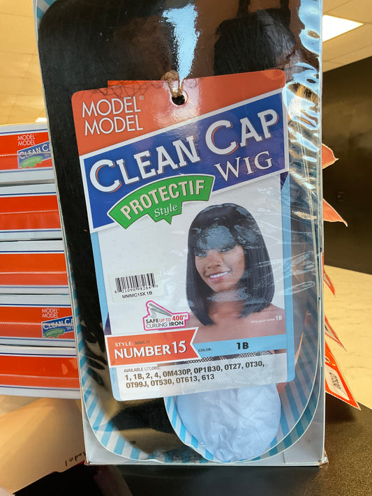 Model Model Clean Cap Wig Number 15