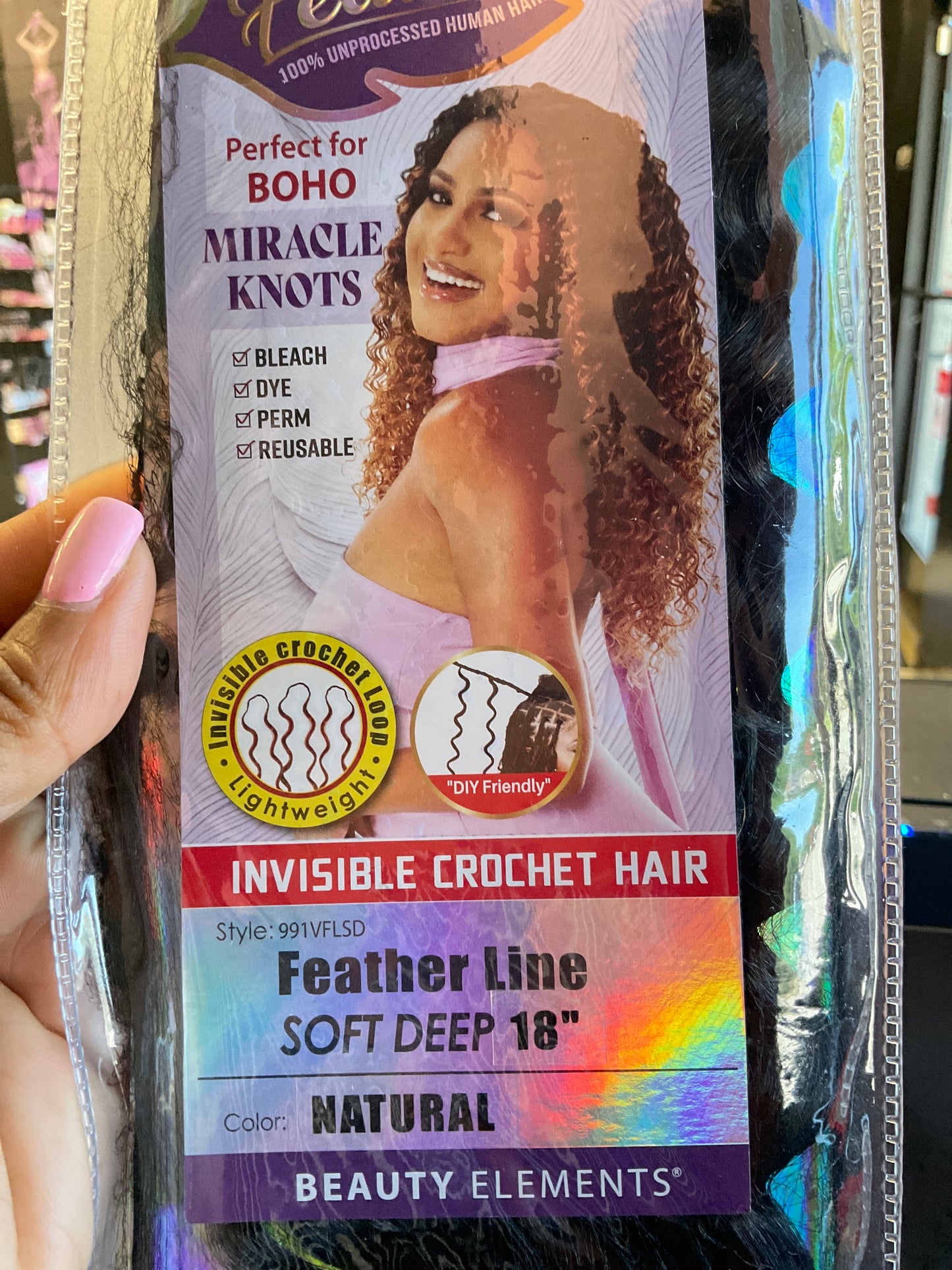 Soprano Human Feather Crochet