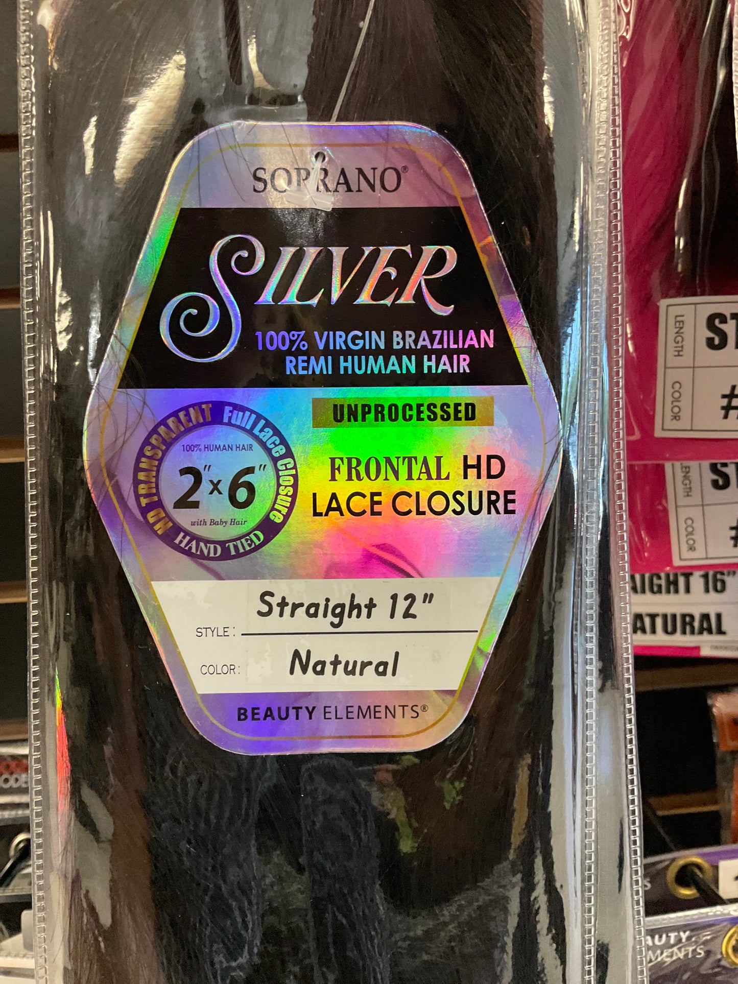 Soprano Silver Closure (100% Brazilian Unprocessed)