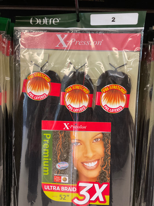 Outre X-pression 52” 3x Braiding Hair
