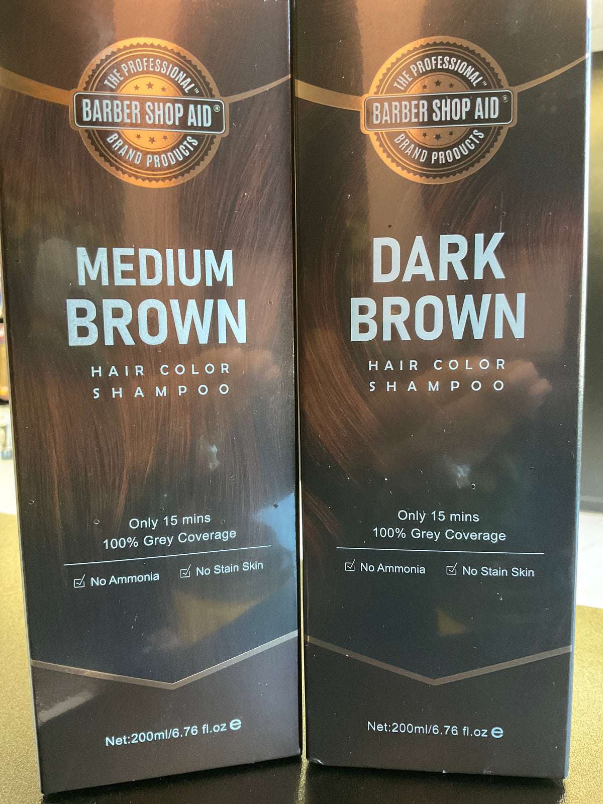 Barber Shop Aid Hair Color Shampoo