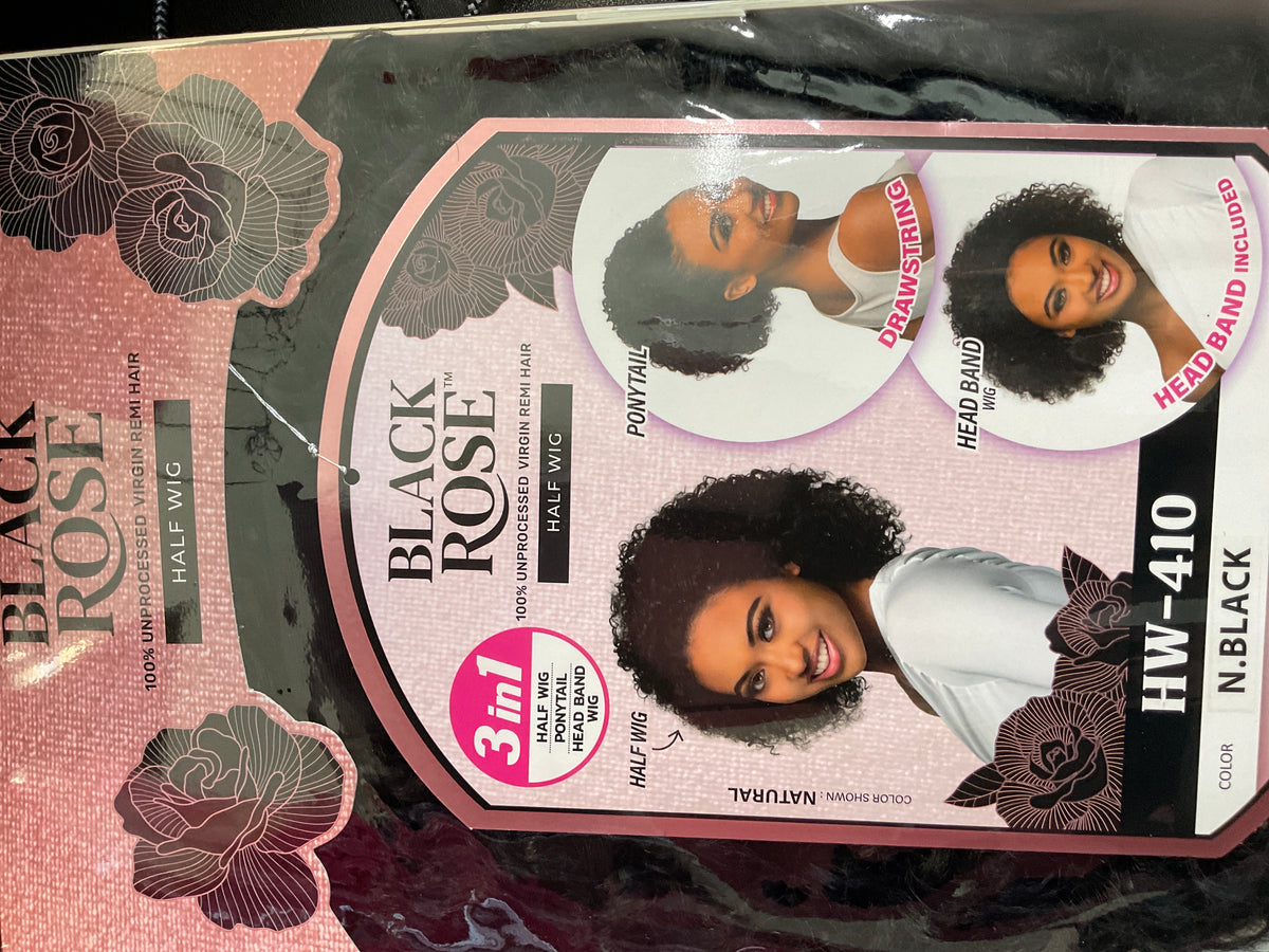 Vivica Fox Black Rose 3-in-1 Half Wig