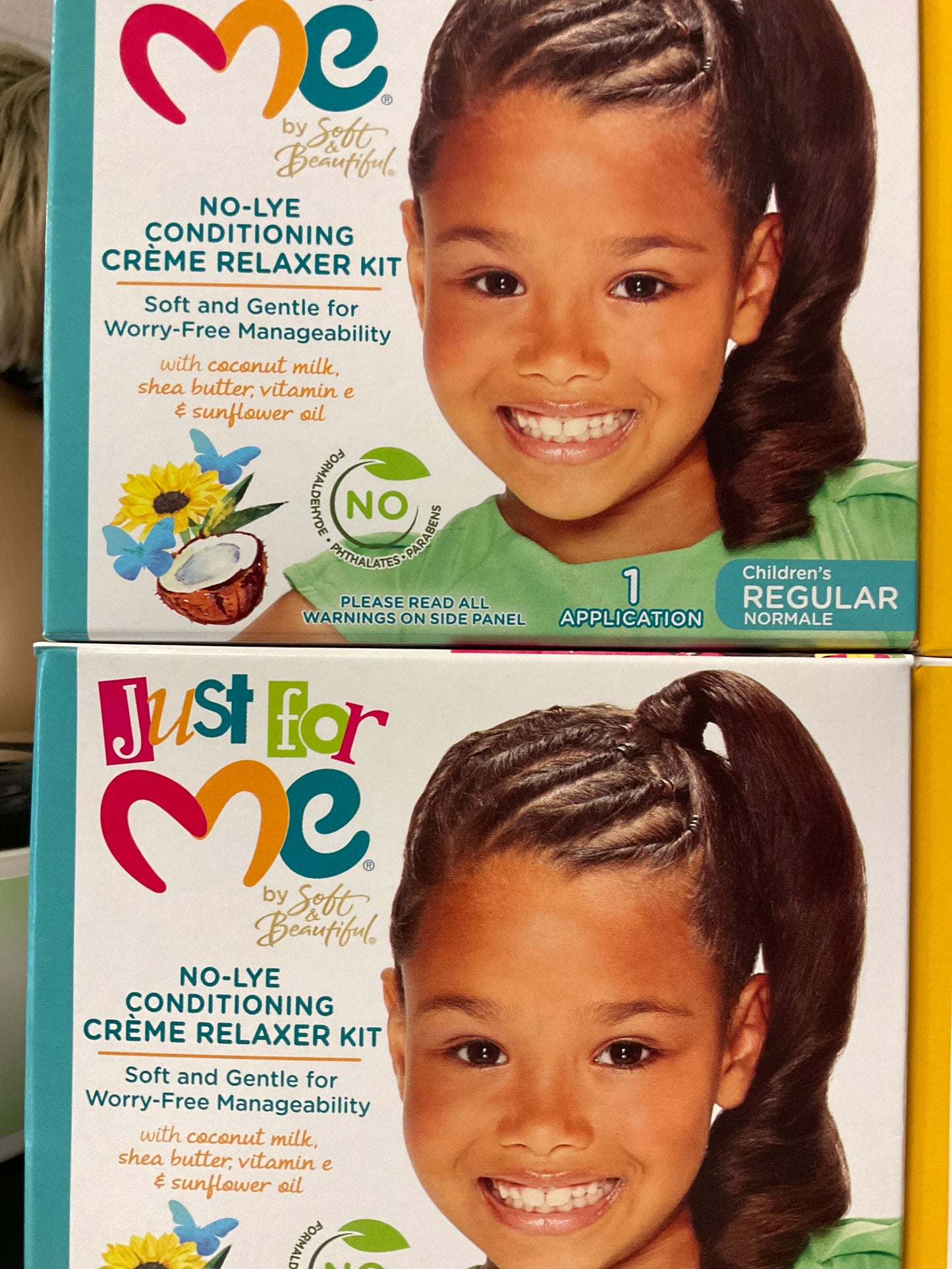 Just for Me No-Lye Conditioning Crème Relaxer Kit