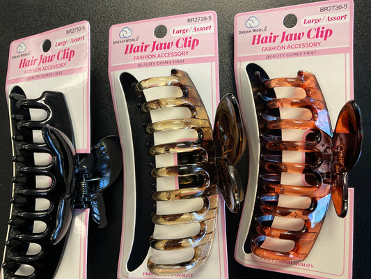 DW Hair Jaw Clip (Assorted)