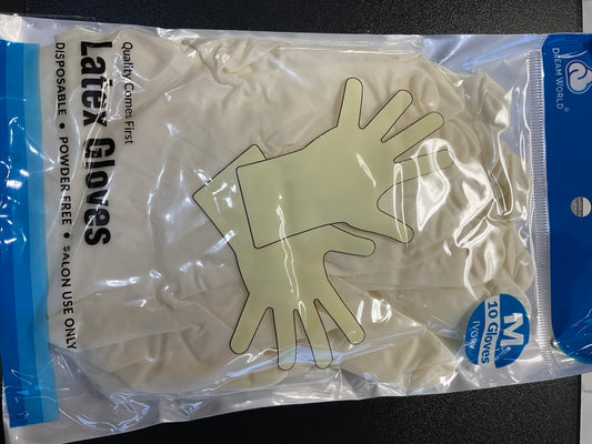 Latex Gloves (10 ct)