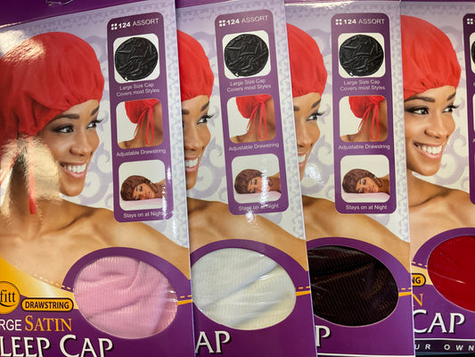 Large Satin Sleep Cap (Assorted)