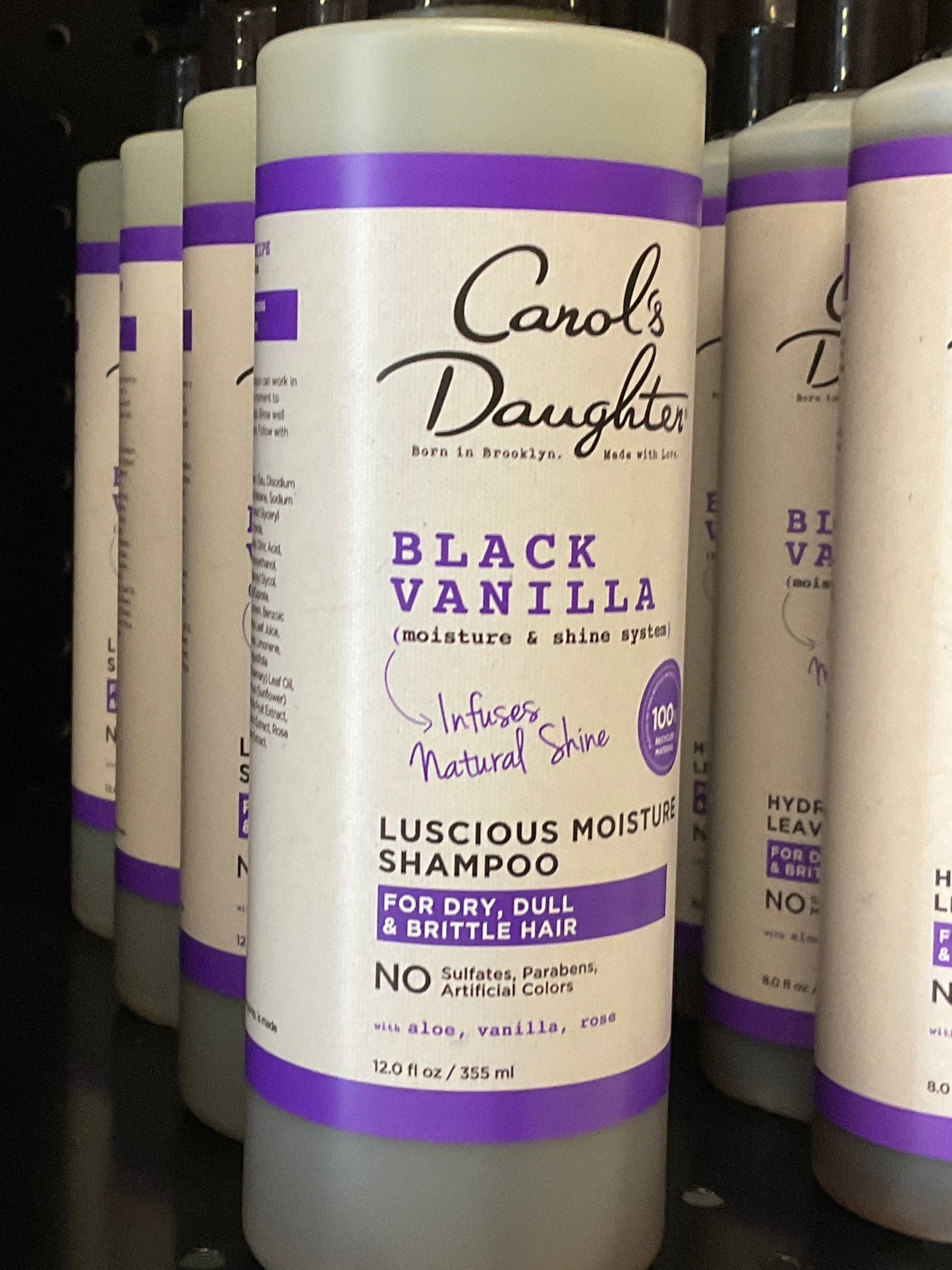 Carols Blk Van Shampoo