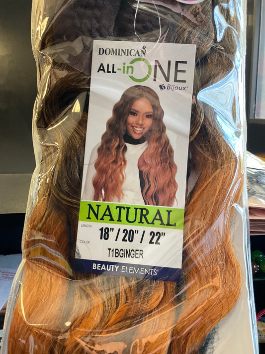 Bijoux Dominican All-in-One Natural Bundle w/ Closure