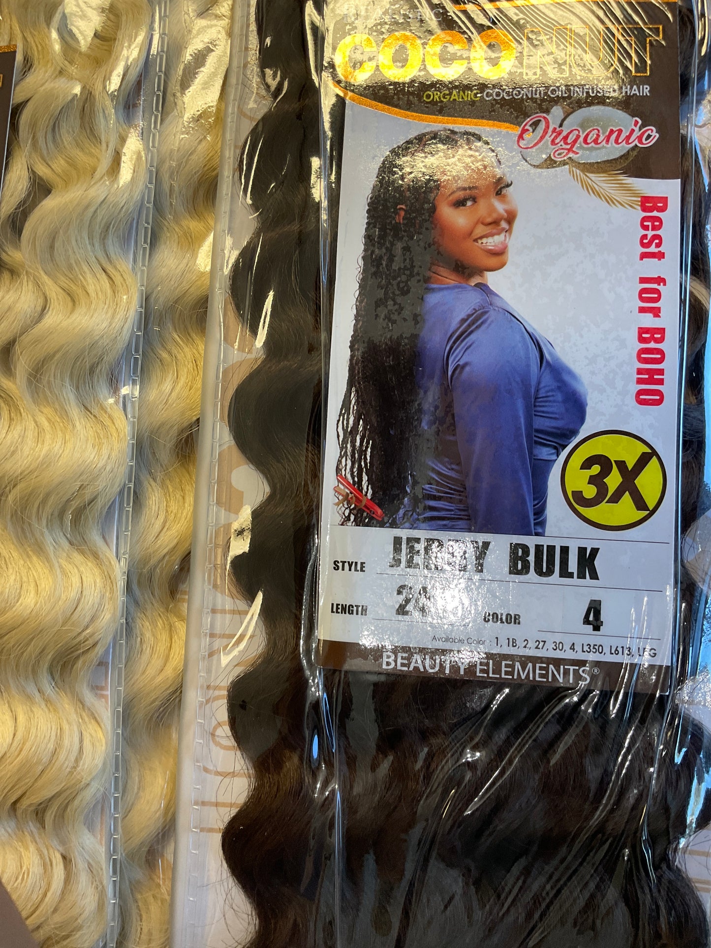 Realistic Coconut Bulk Hair