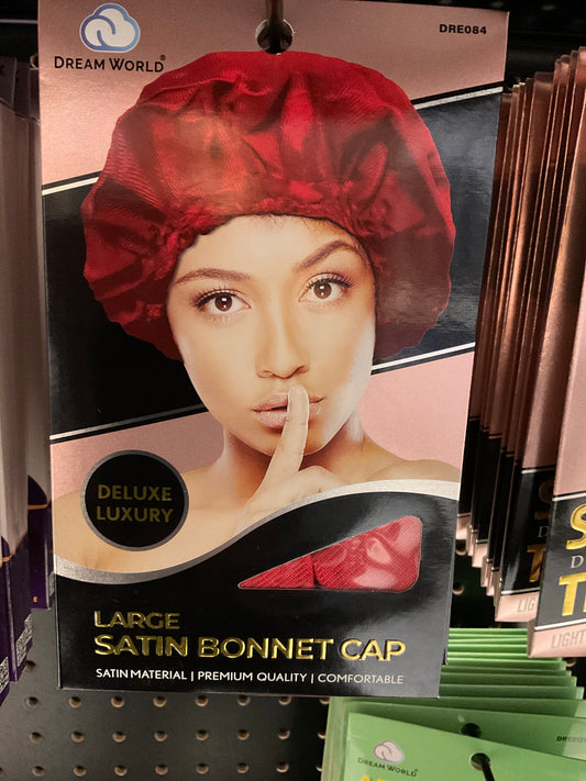 Dream Weaver Large Satin Bonnet Cap (various)
