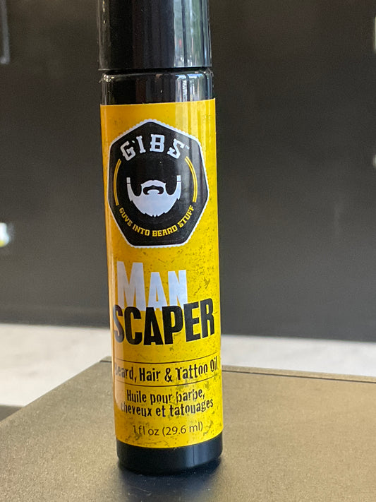 Gibs Manscaper Beard, Hair, Tattoo Oil