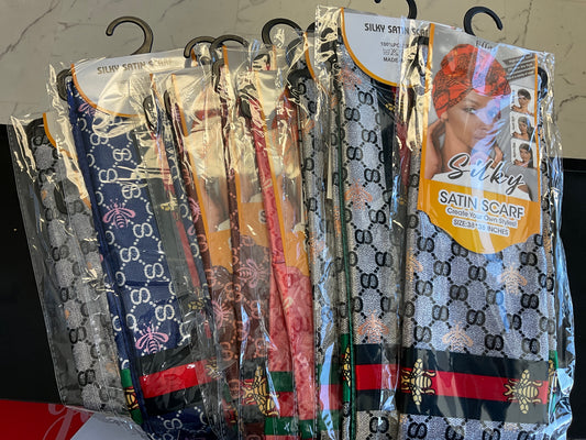 Satin Fashion Hair Scarf (Assorted, 1)