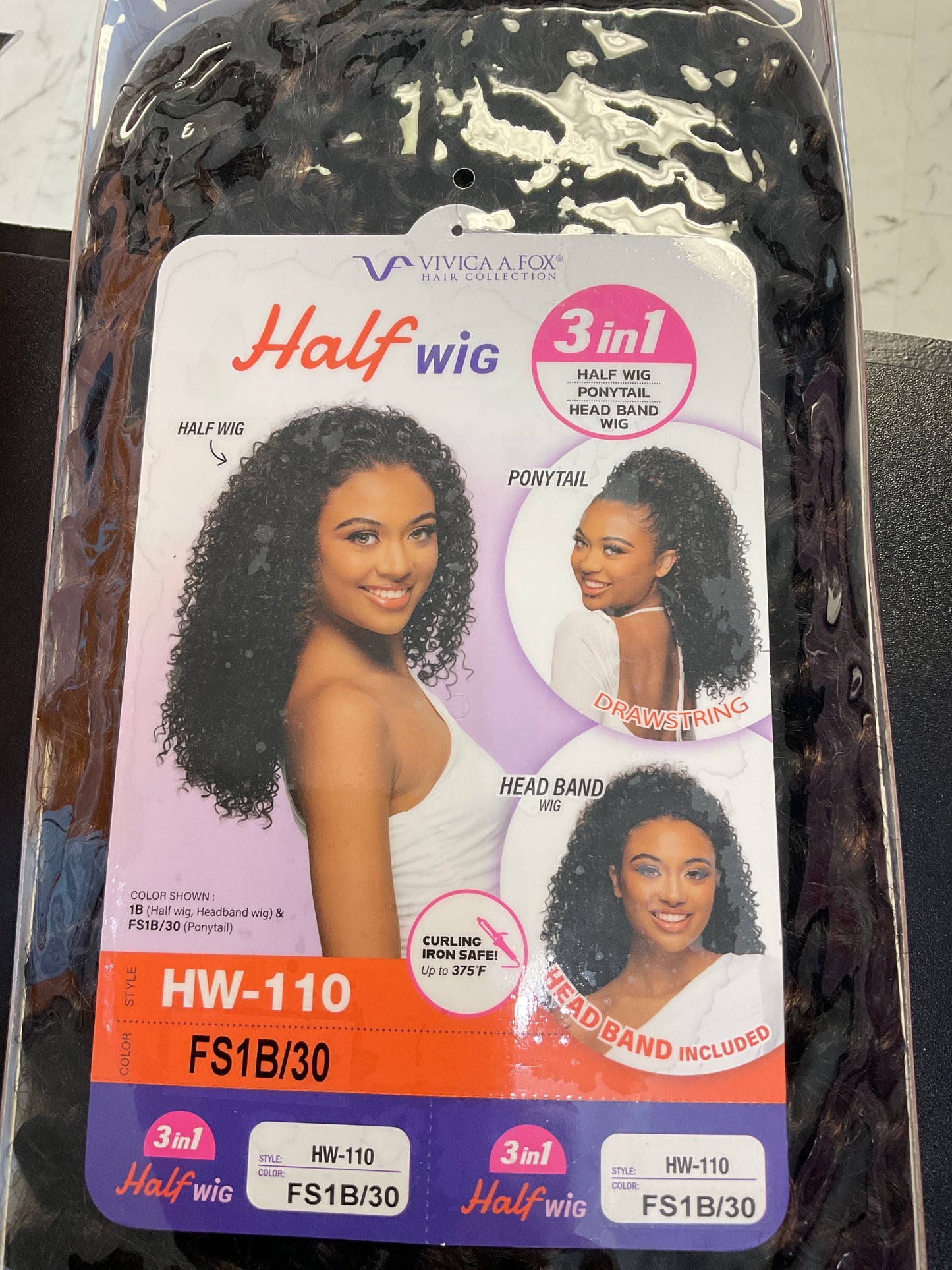 Vivica Fox 3-in-1 Half Wig